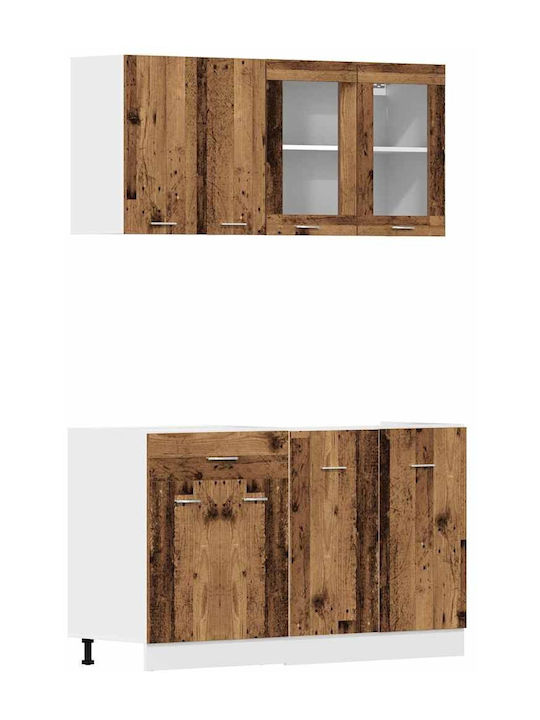 Küchenschrank Spüle Alt Holz 80x31x60cm