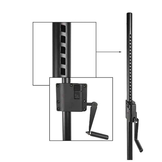 STAND4ME PA Speaker Tripod maximum height 210cm