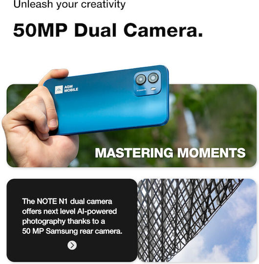AGM Note N1 Dual SIM (8/128GB) Vivid Blue