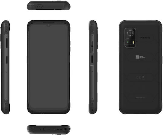 AGM H Max Dual SIM (8/256GB) Ανθεκτικό Smartphone Μαύρο