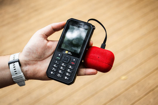 AGM M11 Dual SIM Ανθεκτικό Κινητό με Κουμπιά Μαύρο