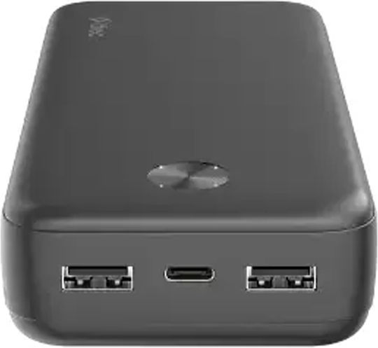 TTEC ReCharger Power Bank 20000mAh 10.5W mit 2 USB-A Ausgangsanschlüsse Schwarz