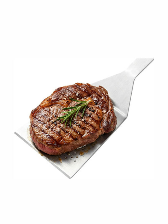 Set 6 Unelte Pentru Grătar Zola Pensetă Spatulă Cuțit Furculiță Cuțit Perie Oțel Inoxidabil Geantă Depozitare