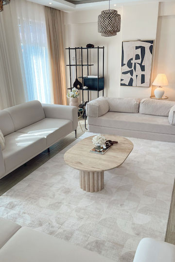 SteweHome Beige Runner Rug 80x200cm