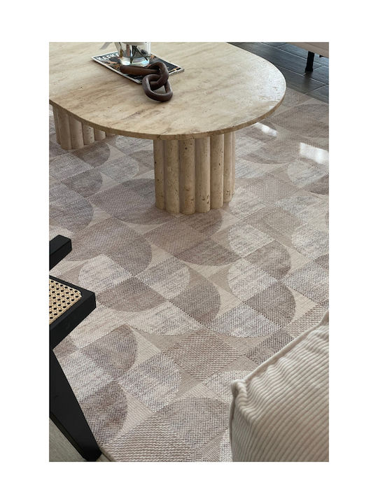 SteweHome Χαλί Ορθογώνιο Μπεζ 80x100cm
