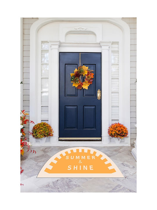SteweHome Non-Slip Yellow Entrance Doormat 60x40cm