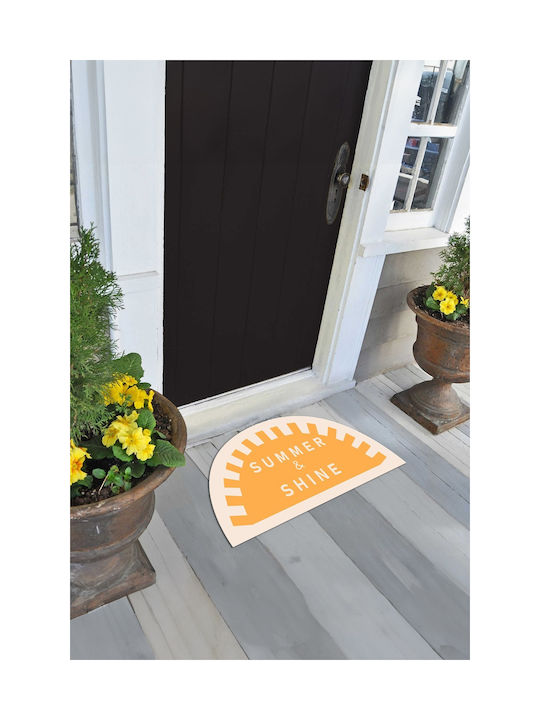 SteweHome Non-Slip Yellow Entrance Doormat 60x40cm