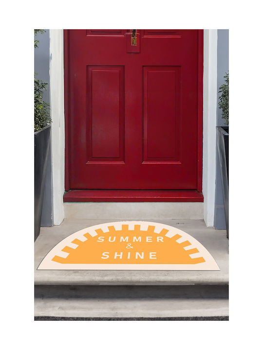 SteweHome Non-Slip Yellow Entrance Doormat 60x40cm