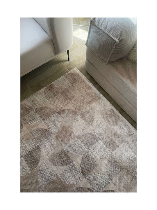SteweHome Χαλί Ορθογώνιο Μπεζ 100x150cm