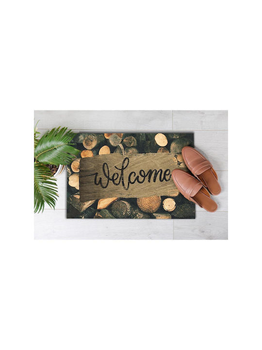 SteweHome SteweHome Non-Slip Orange Entrance Doormat 70x45cm