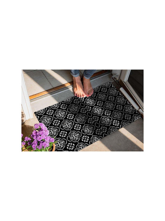 SteweHome Non-Slip Orange Entry Doormat 70x45cm