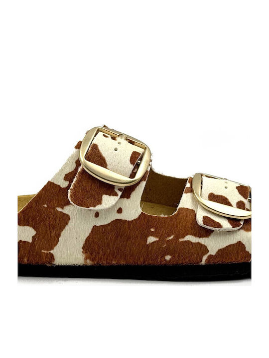 Sandale Damă Animal Print Cuero