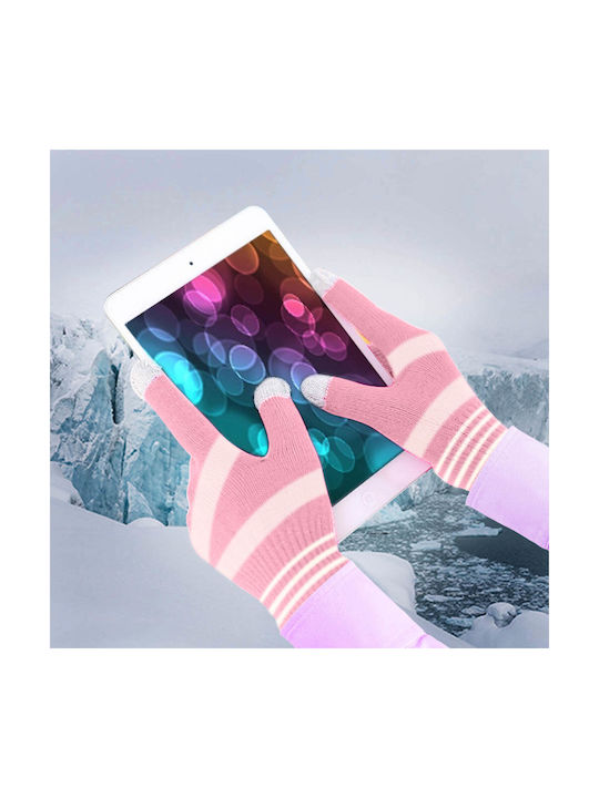 Mănuși Pentru Femei Touchscreen Proprietăți Touch Păstrate-akashi Roz Neon