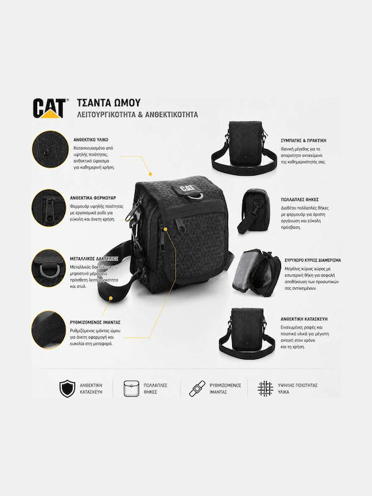 Men's Shoulder Crossbody Bag Black