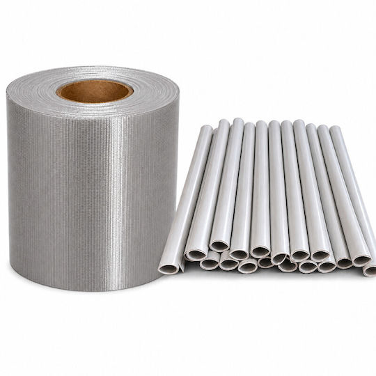 Material De Construcție Pentru Garduri De Grădină Din PVC 19x35x19 Cm Gri