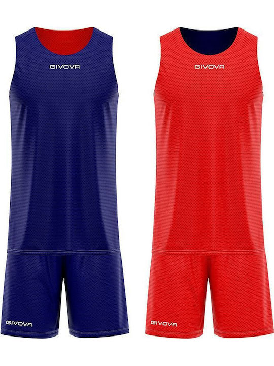 Double Men's Basketball Jersey Set