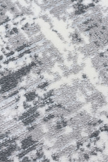 SteweHome Non-Slip Gray Runner Rug 80x300cm