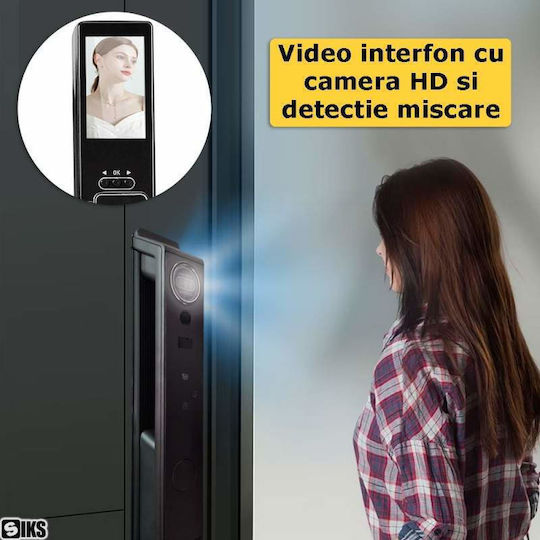 Încuietoare Electronică Culoare Gri cu Conectivitate Wi-Fi