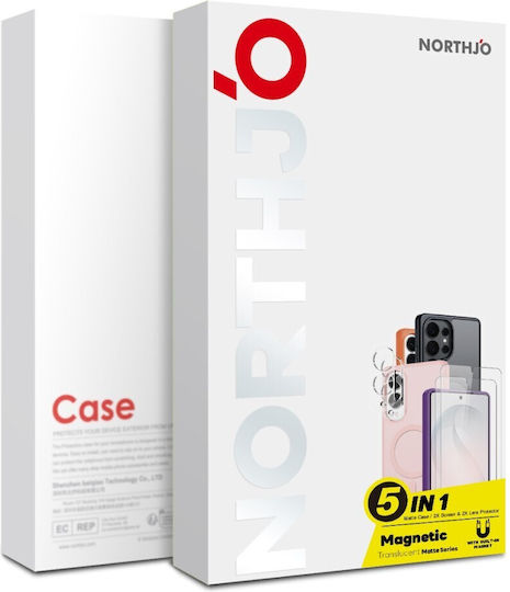 Northjo 5 In 1 Protection Set Back Cover Plastic Blue Galaxy S25 Edge