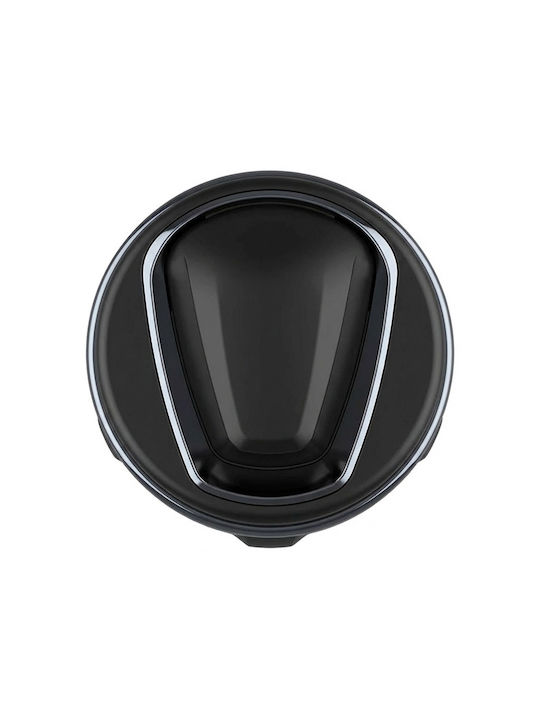 Avizar Car Ashtray Waterproof Lid Compact Corrosion-resistant Interior Black