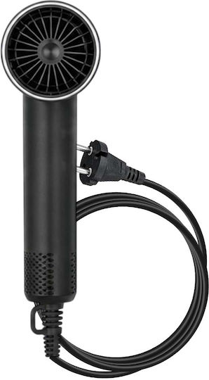 Avizar Ergonomic 1200w Hair Dryer Multi-ventilation System Black Silver