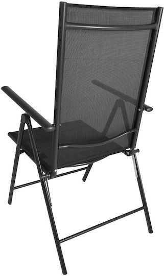 Scaun De Plajă Gri 54x66x107cm Set 2 Bucăți