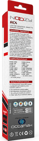Noozy Συμβατό Τηλεχειριστήριο Rc4 για Τηλεοράσεις