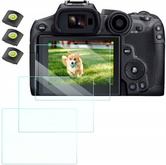 3x 9h Tempered Glass Screen Protector 3x Cold Shoe Cover Set Canon Eos R6 Ii R6 R7 K&f Concept Sku.2202