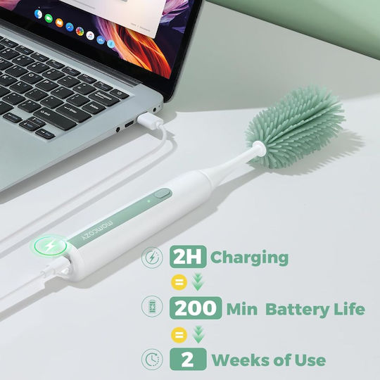 Momcozy Четка за Почистване за Биберон Зелена