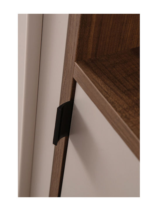 Mobilier Hol cu Oglindă și Suport pentru Haine Multicolor 123x38x208cm