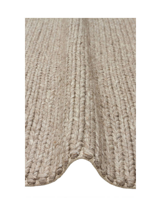 SteweHome Handmade Brown Runner Rug 80x150cm