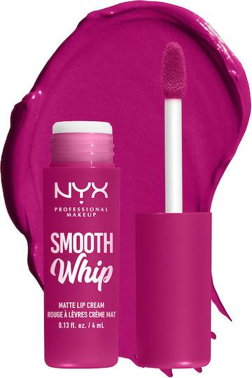 NYX Professional Makeup Smooth Whip Matte Lip Cream Liquid Lipstick Matte Bday Frosting 4ml