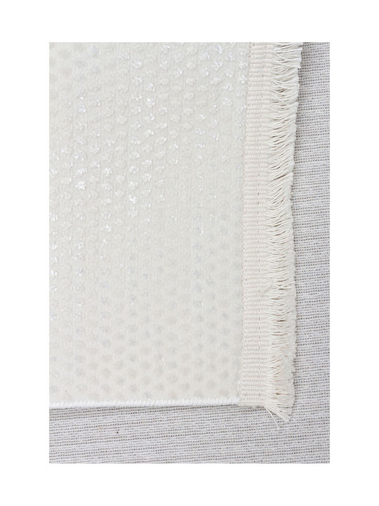 SteweHome Αντιολισθητικό Χαλί Διάδρομος Λευκό 80x150cm