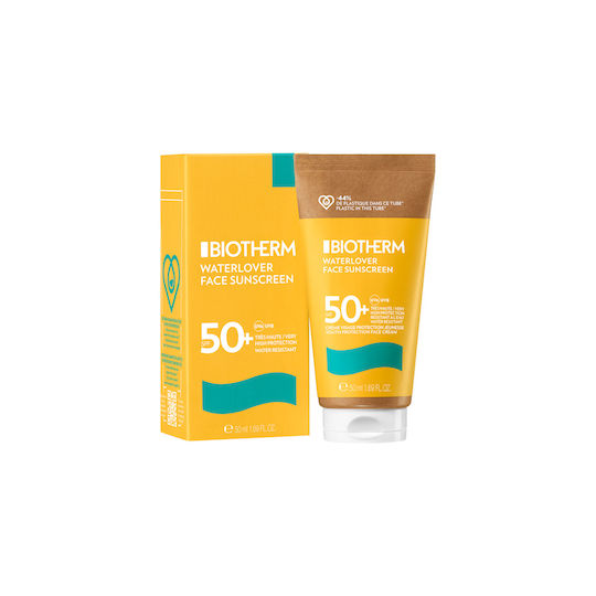 Biotherm Waterlover Sunscreen Αντηλιακή Κρέμα Προσώπου SPF50 50ml