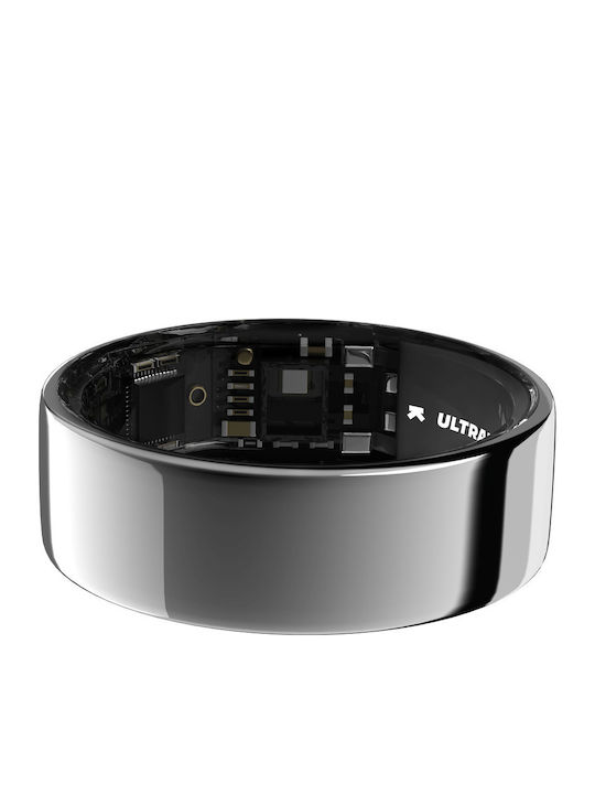 Ultrahuman Air Smart Ring 20.6mm Водоустойчив с Пулсомер Сребрист