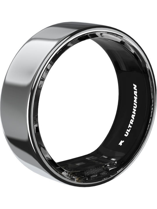 Ultrahuman Air Smart Ring 20.6mm Водоустойчив с Пулсомер Сребрист