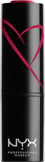 NYX Professional Makeup Shout Loud Satin Lipstick Long Lasting Satin 08 Cherry Charm 3.4gr