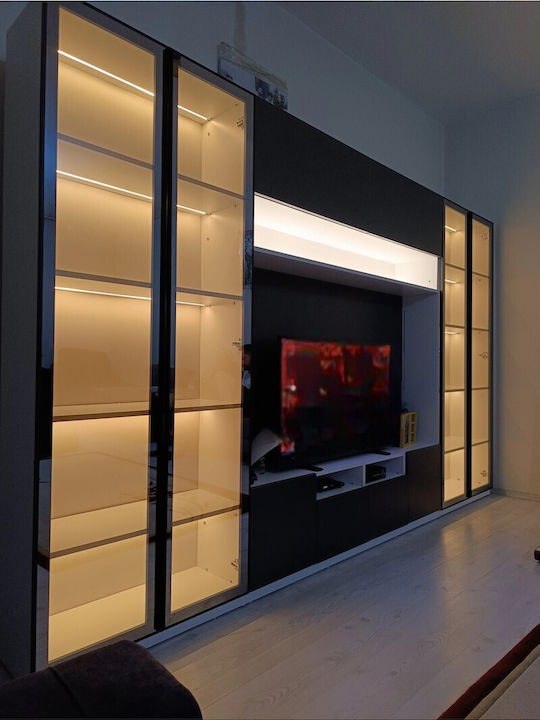 Mehrfarbiger Wohnzimmer TV-Einheit M320xB35xH200cm