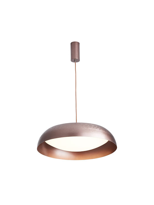 VK Lighting Brown LED Pendant Light with Warm White Light