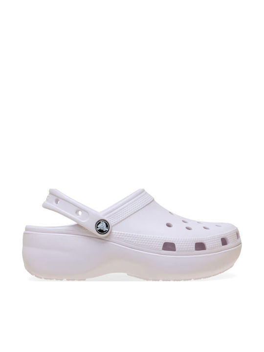 Crocs Classic Platform Clog Damen Holzschuhe Lila
