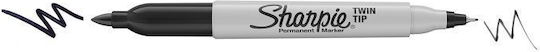 Sharpie Twin Marker Schwarz