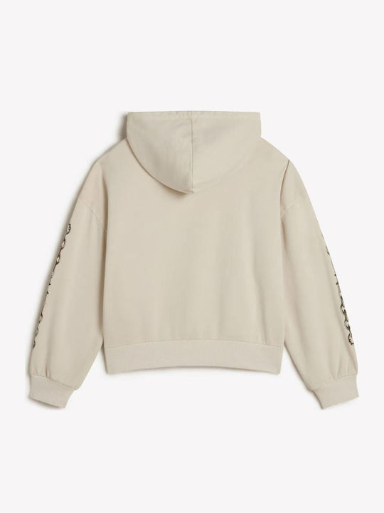 Retro Women's Hooded Sweatshirt Taupe Mist