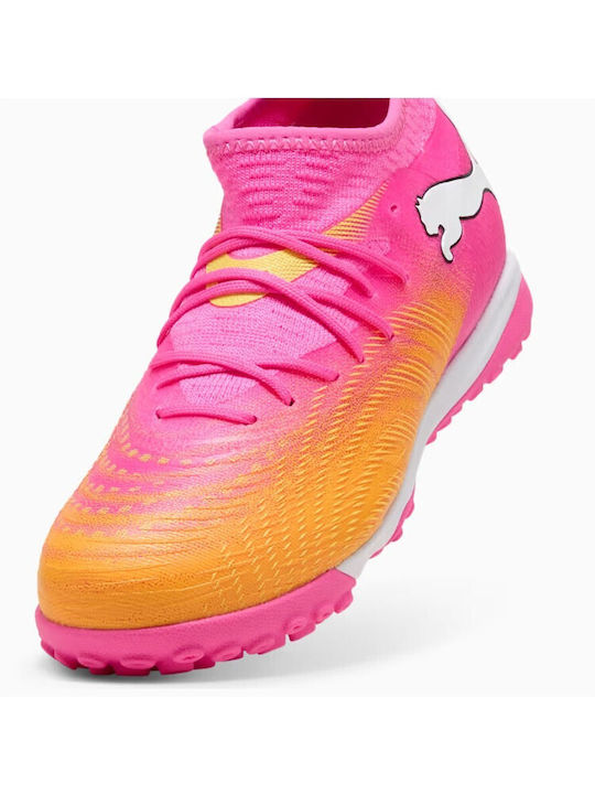 Future 9 Match TT Kids Soccer Cleats & Shoes with Turf Pink