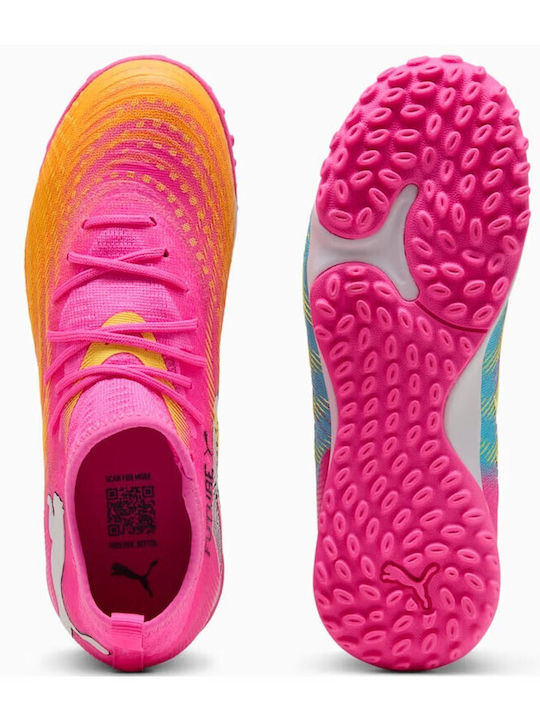 Future 9 Match TT Kids Soccer Cleats & Shoes with Turf Pink