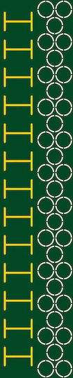 Beka Rubber Rubber Gym Exercise Equipment Floor Mat Green 10x200cm