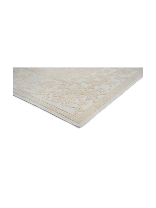 Tzikas Carpets Flora 384 Rectangular Summer Cotton Ecru Rug 133x190cm