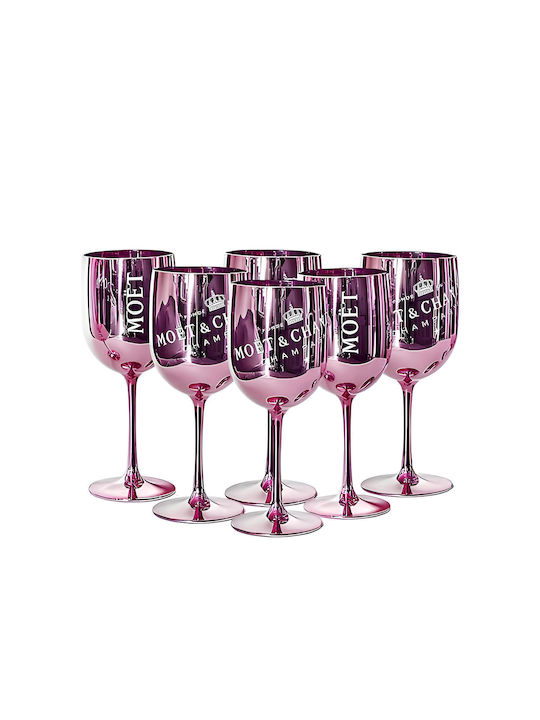 Resteq Champagnerglas aus Kunststoff in Rose Gold Farbe Kelch