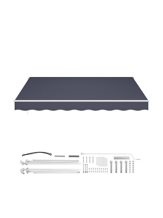 Vevor Terrace Tent with LEDs Gray 3.5x3m