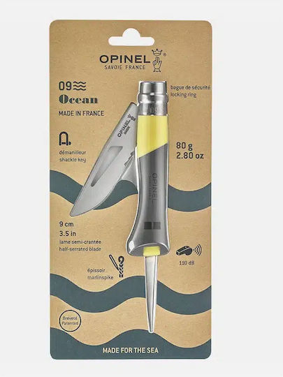 Opinel No9 Taschenmesser Gelbes