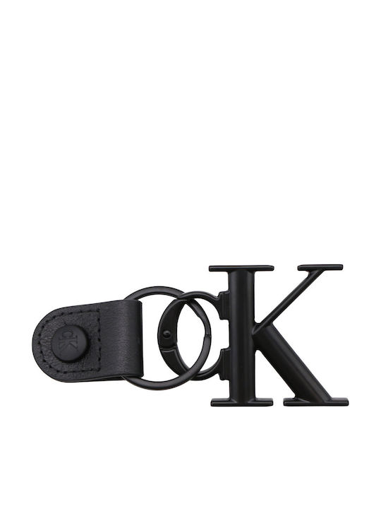 Calvin Klein Lv04d1157g 4hy Bold Ck Карабинер Ключодържател Мат Черен